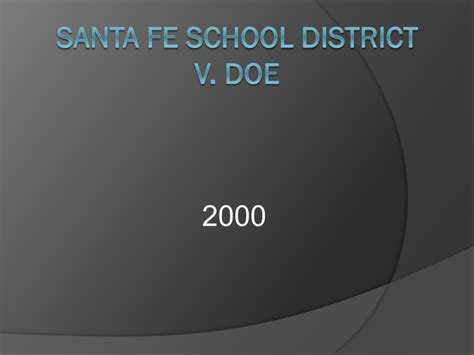 santa fe school district vs doe